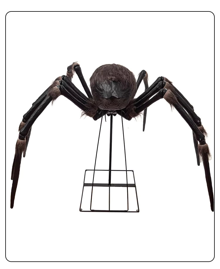 6.1 ft Animated Halloween Spider, Light-Up and Motion Activated