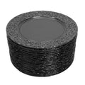 Charger Plates 100-Piece Set Round Reusable Serving Plates Gold Black Silver Green for Wedding Banquet Party Decor