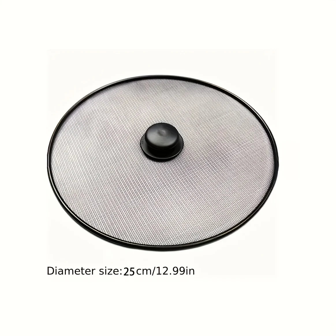 25/29/33cm Splash Proof Pan Lid Splatter Guard Fine Mesh Splatter Screen Fry Food Screen Fry Pan Grease Cover Stainless Steel