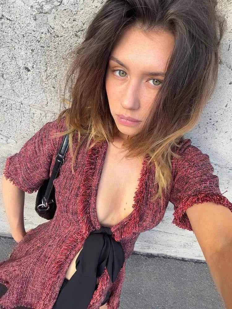 Blusa Vintage con Flecos: Elegancia y Comodidad para el Verano 2026