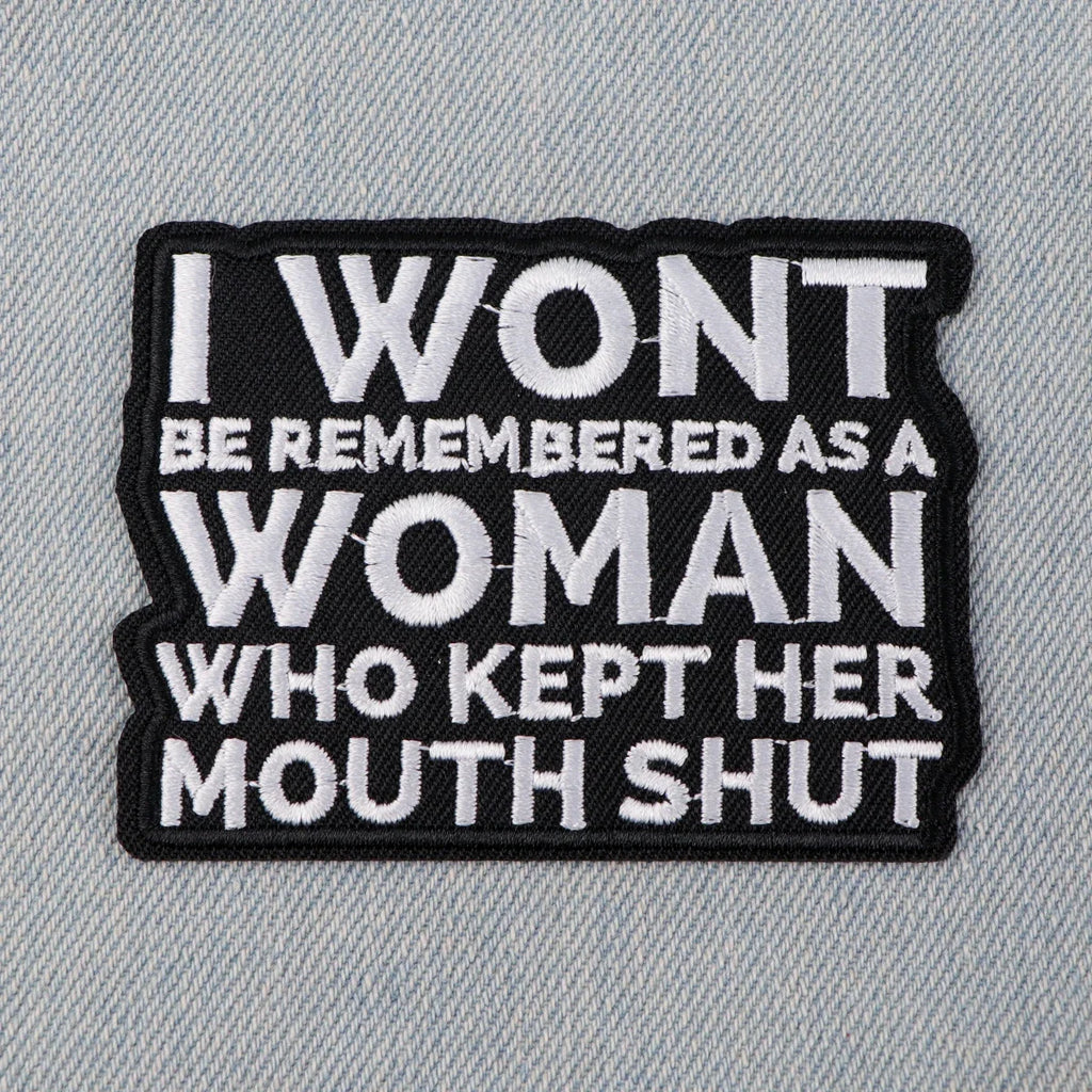 Motivational Quotes Patch Embroidered Patches On Clothes Iron On Patches For Clothing DIY Patch Jackets Sew Stickers