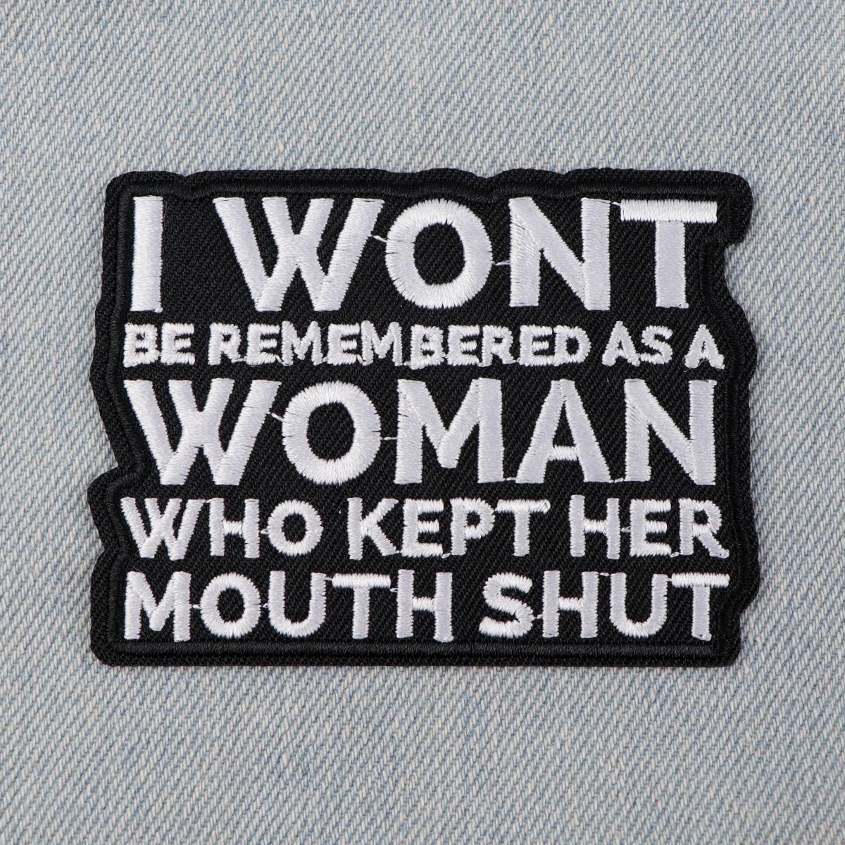 Motivational Quotes Patch Embroidered Patches On Clothes Iron On Patches For Clothing DIY Patch Jackets Sew Stickers