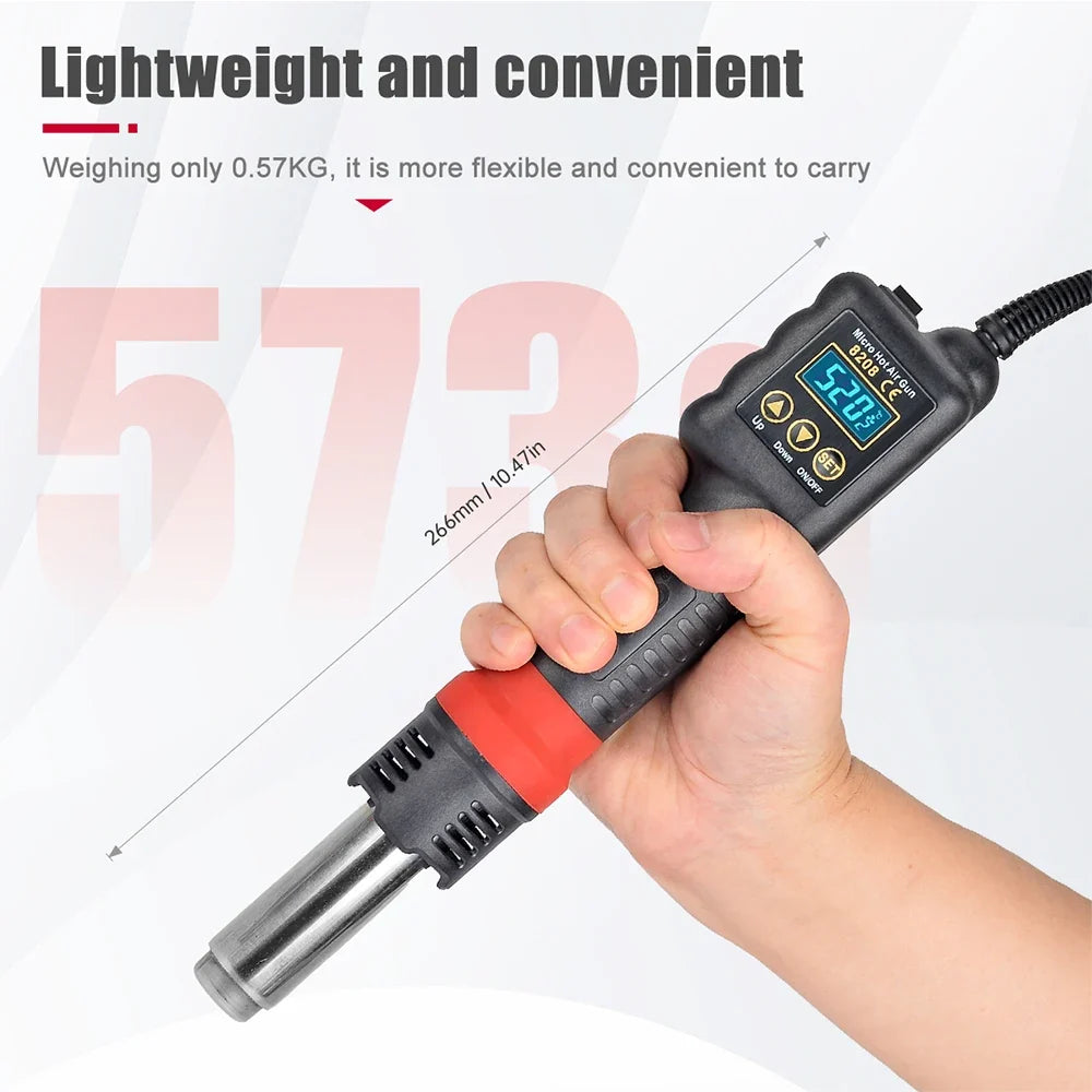 JCD 8208 750W Hot Air Rework Station, 100-480°C