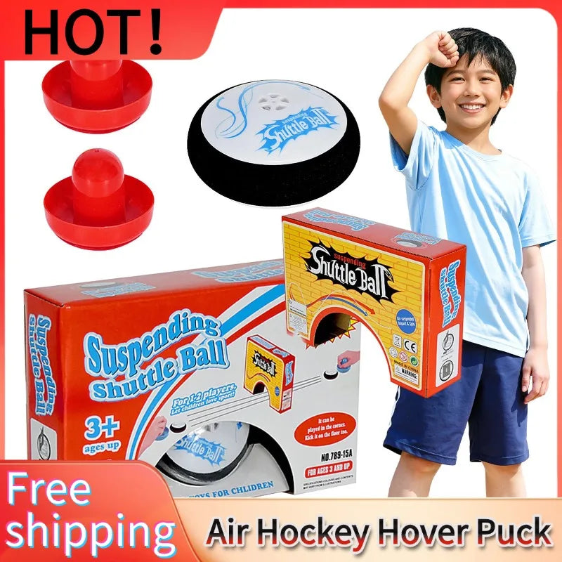 Air Hockeys Hover Puck Electric Floating Game Air Hockeys Tabletop Action Game Kids Potable Action Game Hockey Pucks Board Game
