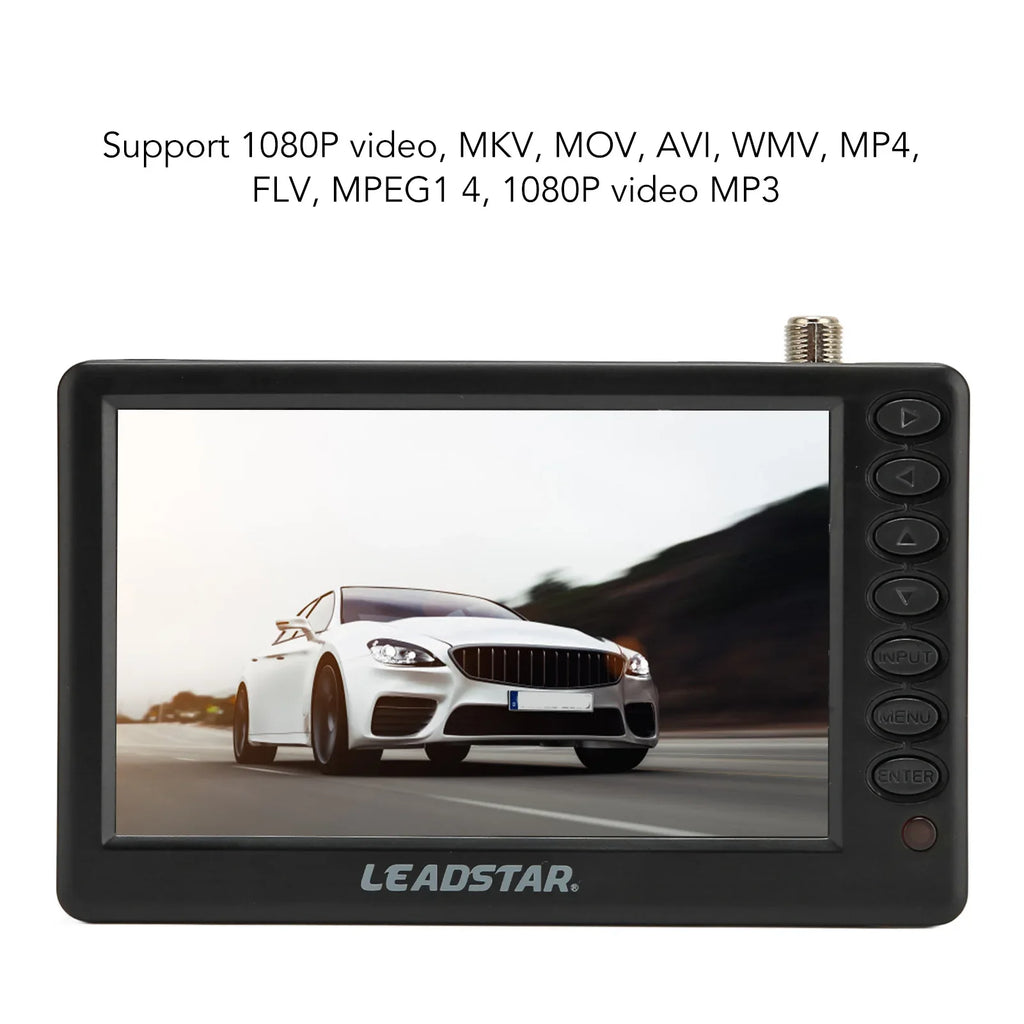 5 Inch Portable TV ISDB T Compliant Rechargeable 1080P Mini Digital Television Mini TV Mini Digital Television  Digital TV