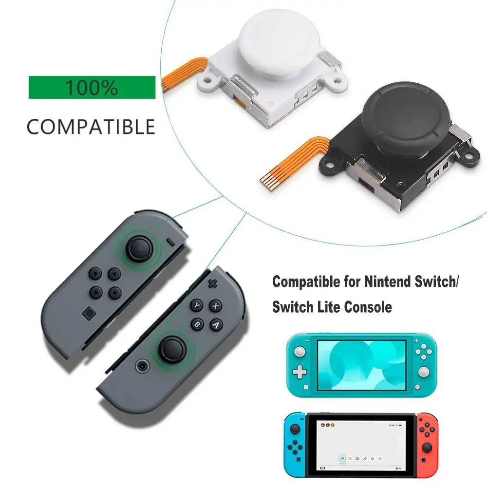 Anti-Drift TMR Electromagnetic Joystick High Precision Durable ThumbStick 3D Analog Game Accessories for PS5/PS4/Xbox/Switch Pro