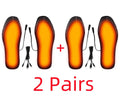 USB Heated Shoe Insoles Electric Foot Warming Pad Feet Warmer Sock Pad Mat Winter Outdoor Sports Heating Insole Winter Warm