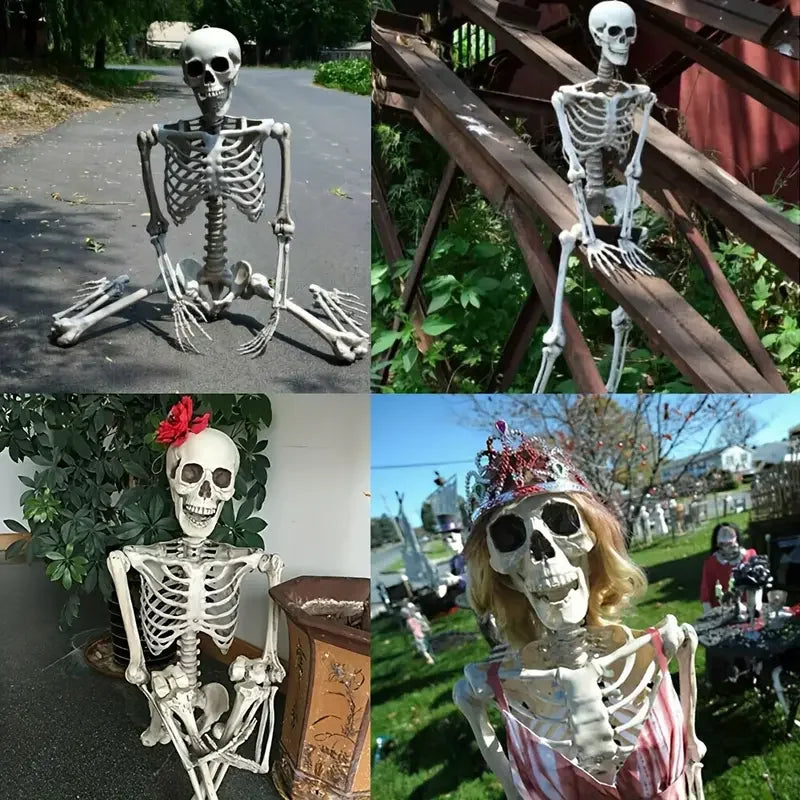 Halloween Skeleton Decoration - Movable 90 or 165 cm Prop