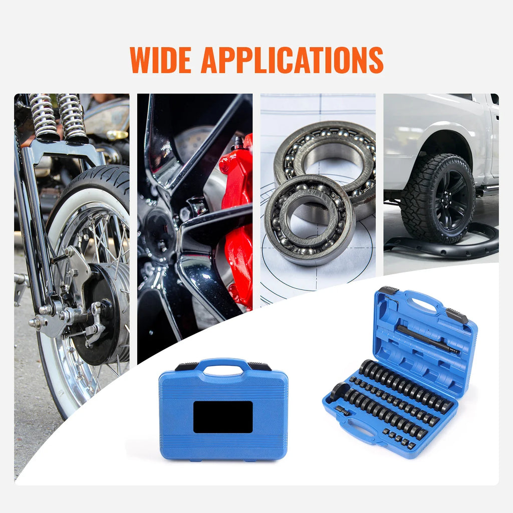 SucceBuy 52-Piece Bearing and Seal Driver Set, 18–65 mm