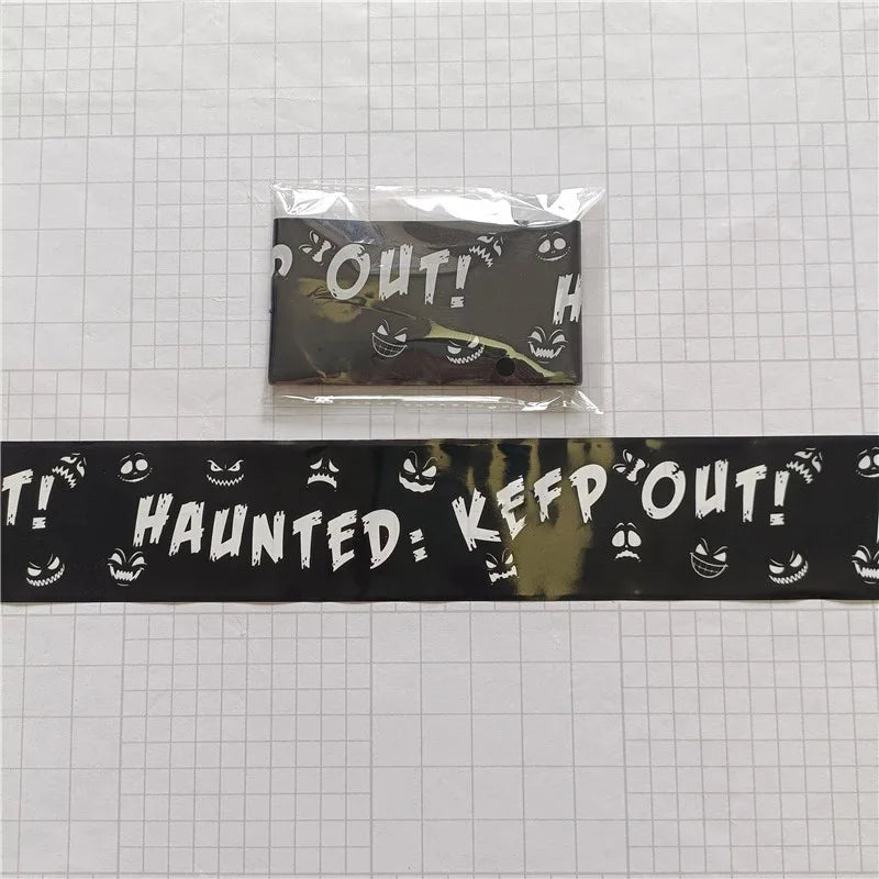 Halloween Caution Tape Warning Decoration