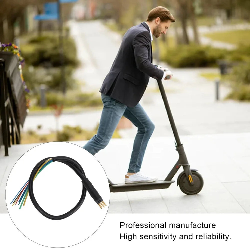 9 Pin Electric Scooter Motor Wire Copper Core High Sensitivity Electric Scooter Motor Cable Waterproof Electric Scooter Cable