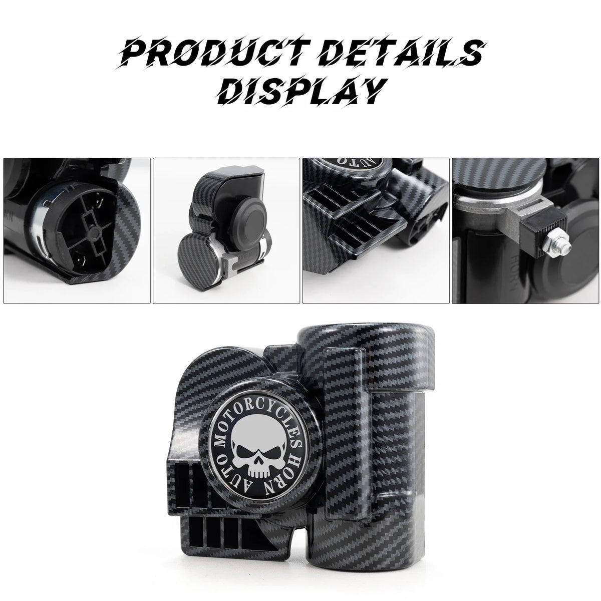 FARBIN 12V Air Horn Kit for Cars, Motorcycles and Trucks