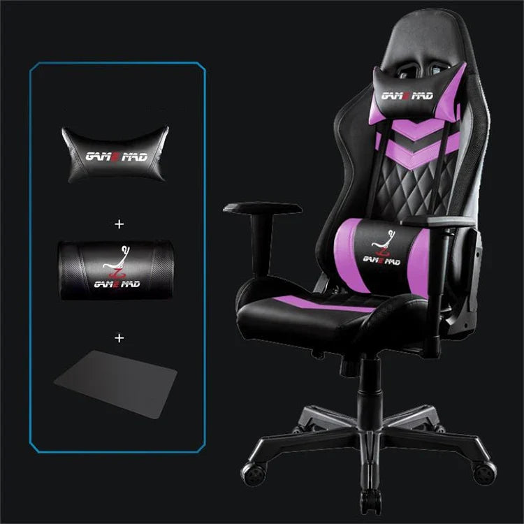 PU Leather Computer Gaming Chair High Quality RGB Racing Gamer Chair Soft PC Luxury Gaming Chair  for Sale