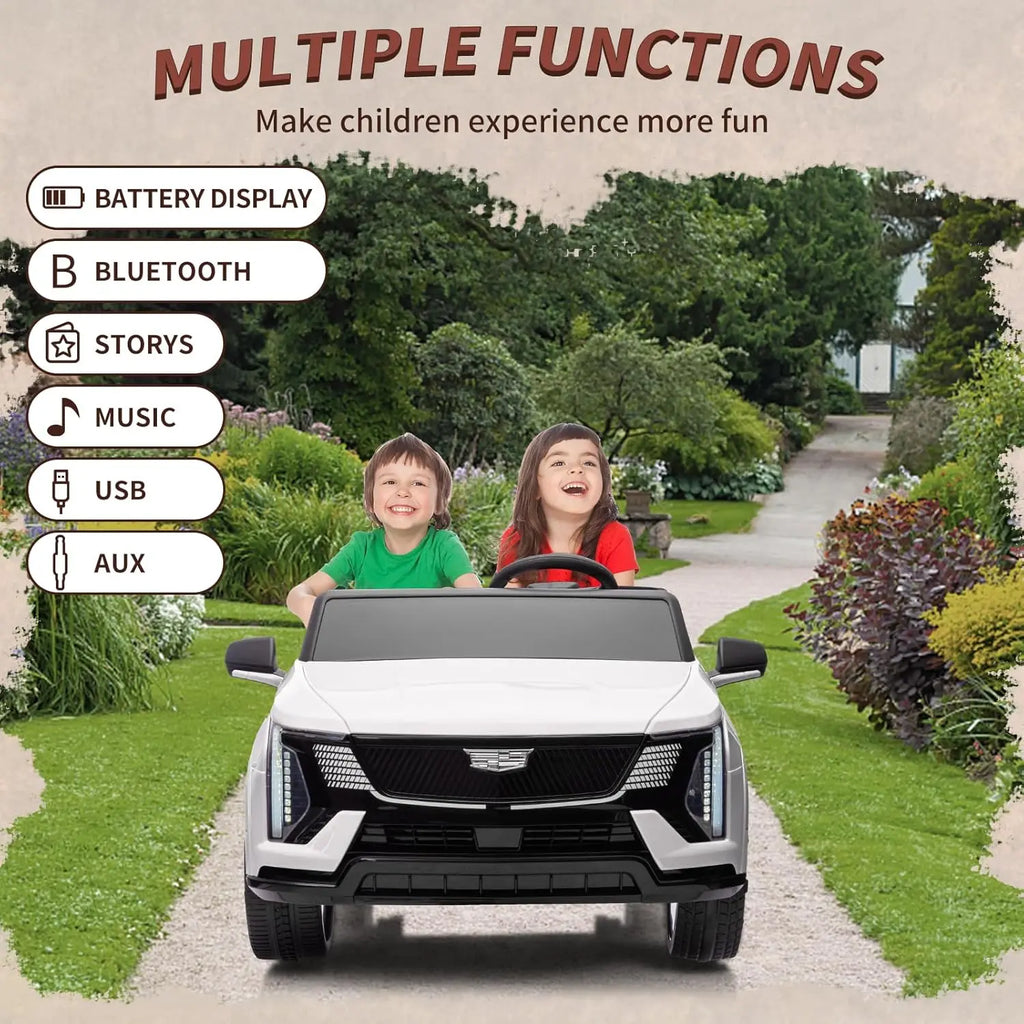 24V Two-Seat Kids Ride-On Car with Remote Control
