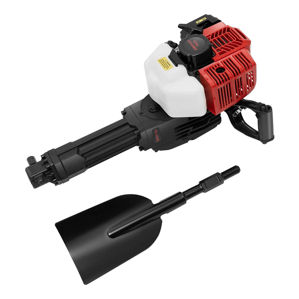 52cc Gas Powered Portable Garden Tree Digger 1900W 2-Stroke Tree Digging Machine Tree Excavator for Digging Root Cutting