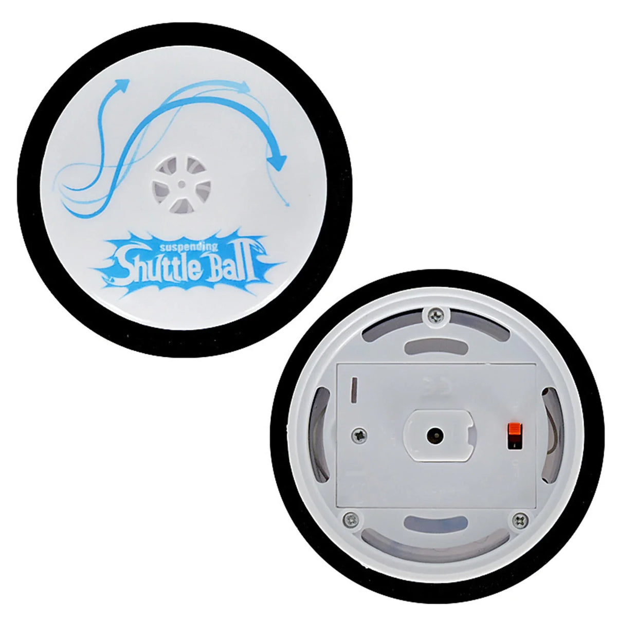 Air Hockey Hover Puck with 2 Pusher Paddles Air Hockey Board Game Tabletop Hockey Hover Puck for Sports Game Party Decor Gift