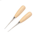 2pcs Leather Hand Stitching Awl Tool Leather Craft Hole Punch Tools Sewing Punching Hole Maker Stitching Over Stitch