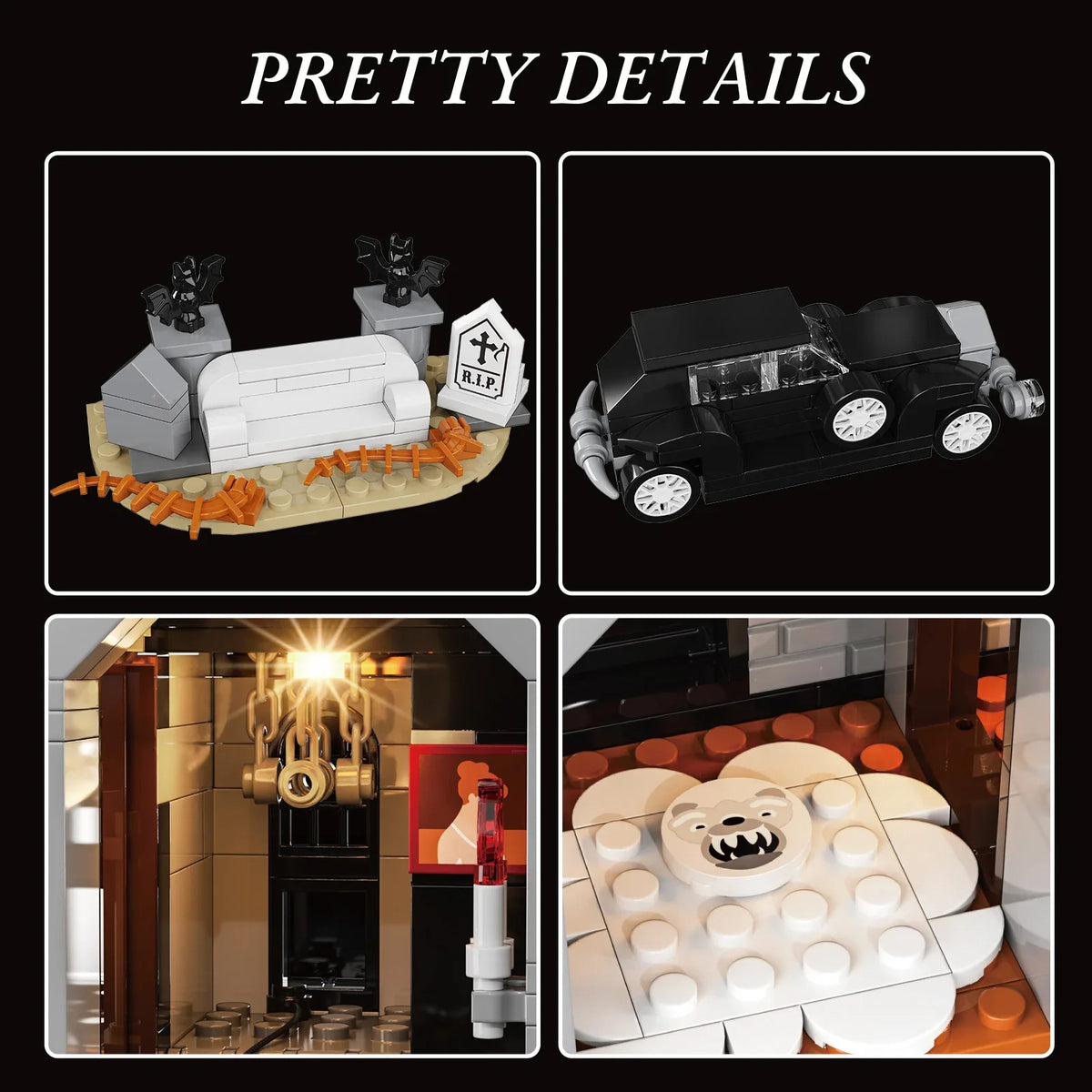 Gothic House Architecture Building Block Set