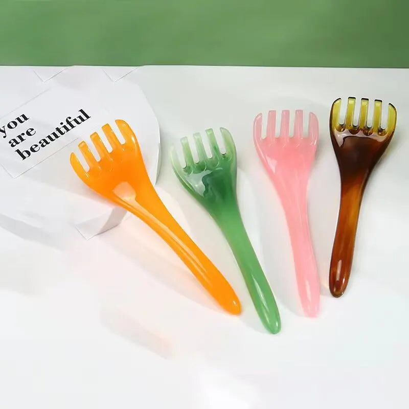 4 PCS Scalp Back Massager Head Scratcher Protable SPA Head Massager for Deep Relaxation Can Be Used on Every Part of The Body