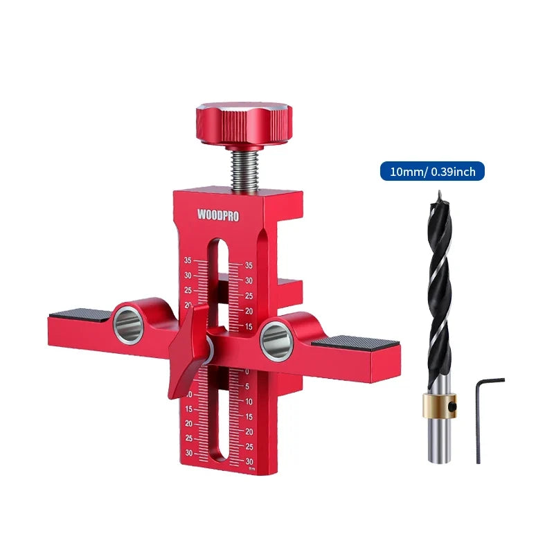 Adjustable Cabinet Door Mounting Jig Set - Aluminum Alloy - Woodworking Tool