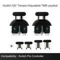 GuliKit 720° Tension Adjustable TMR Joystick for PS4 PS5 Edge Gamepad for Switch Pro Xbox Series Controller Game Accessories
