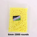 A 1000/2000/3000 Rounds Airsoft BBs Bullets 0.12g Hunting Shooting 6mm BB Strikeball Rifle Gun Plastic Balls Yellow Paintball