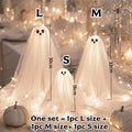 DIY Lighted Ghost Tabletop Halloween Decoration Kit