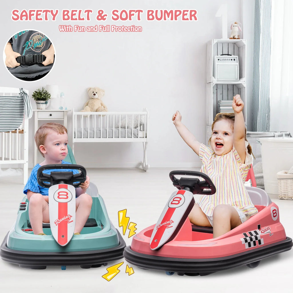 Studyset 6V Toddler Bumper Car with 360° Spin