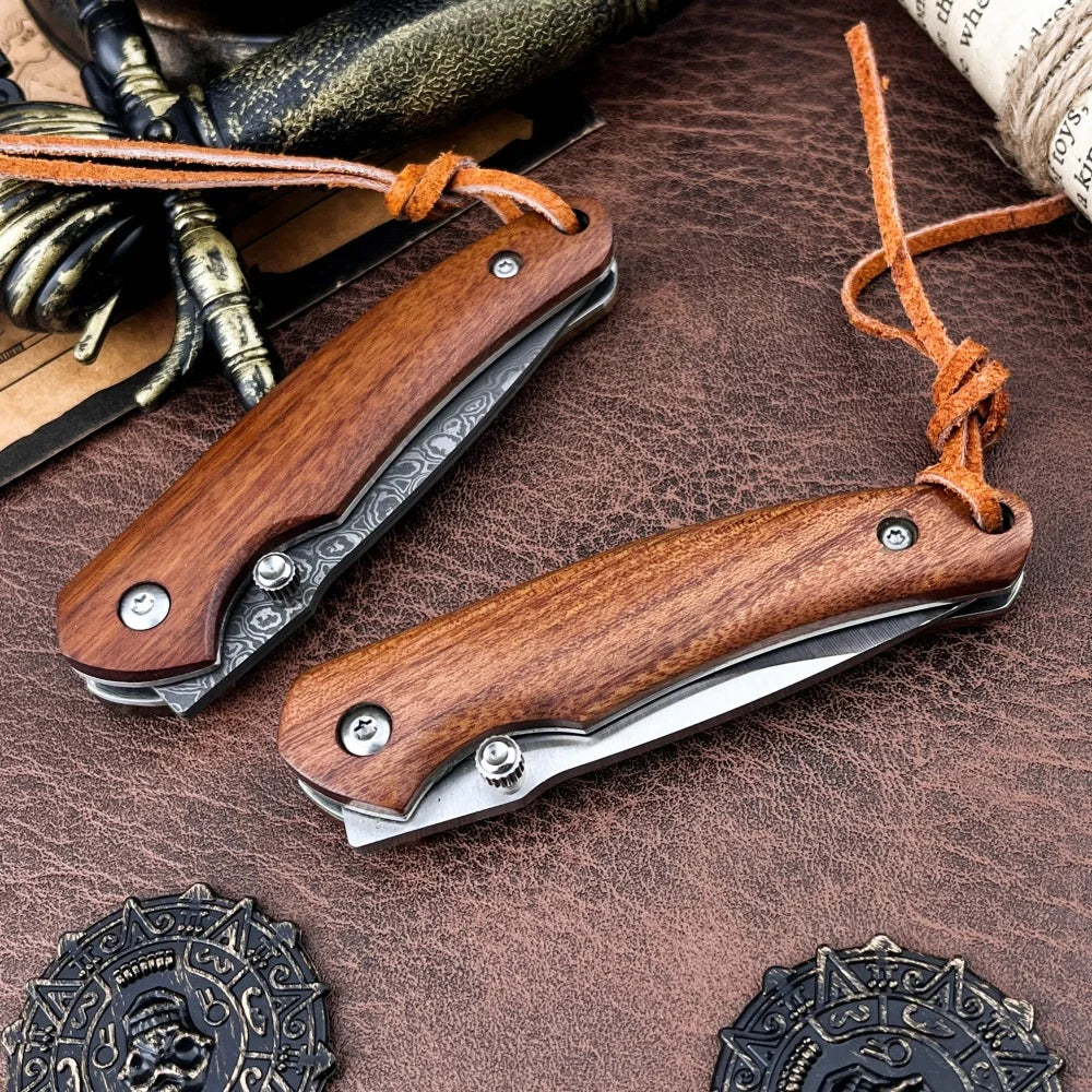High-Quality Folding Knife: Everyday Cutting, Adventure, Hiking Rescue Tool—Portable Camping Pocket-Sized Outdoor Knife, Gift