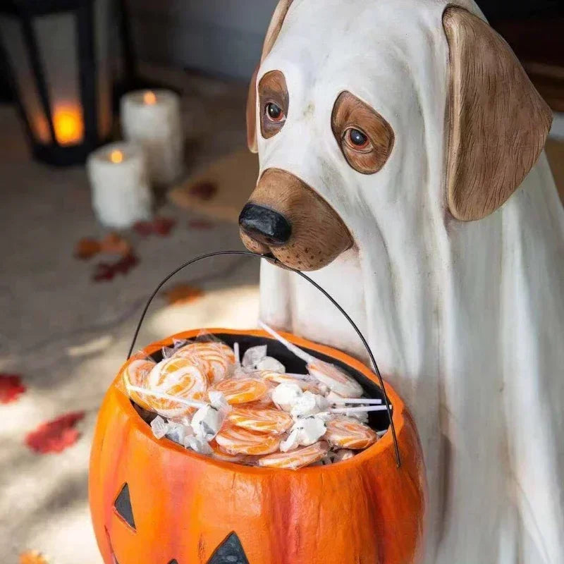 Halloween Creative Dog Elf Decorations Holiday Party Decorations Home Art Ornaments Fun Decorative Accessories