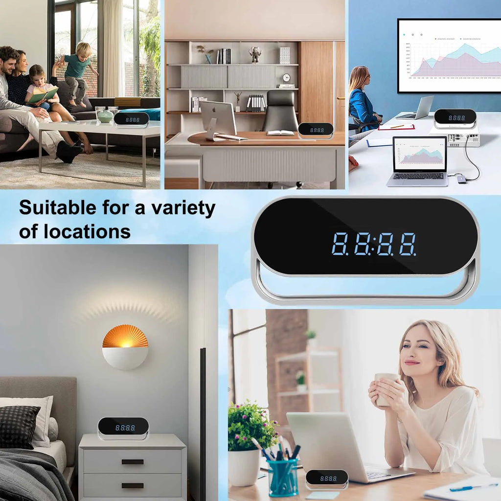 Ouvis Z-7P WiFi Camera Clock with Night Vision