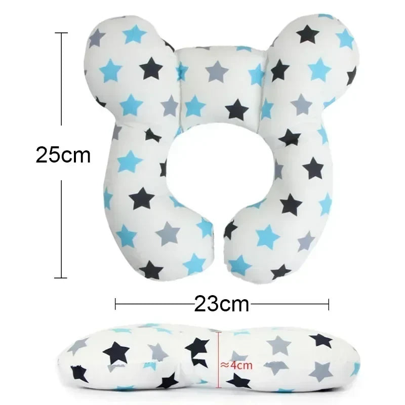 Baby Travel Pillow for Head and Neck, Upgraded Baby Support Pillow, Baby Neck Pillows for Car Seat,Pushchair,Travel