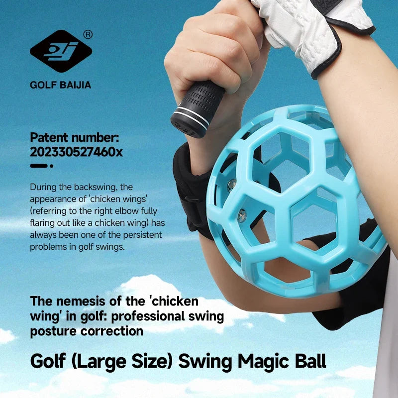 The Upgraded Version of The Golf Swing Trainer, The Big Magic Ball, Enhances Swing Power and Stability, Suitable for Beginners.