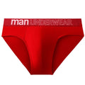 1pcs Men's Sexy Briefs Student Fashion Underwear Men's Panties Breathable Elastic Large Size Male Underpants Letter waist print