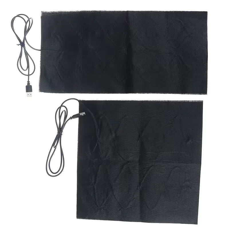 5V USB Carbon Fiber Electric Heater High Temperature 50-60℃ Waist Knee Pain Relief Fast Heating Portable Pad