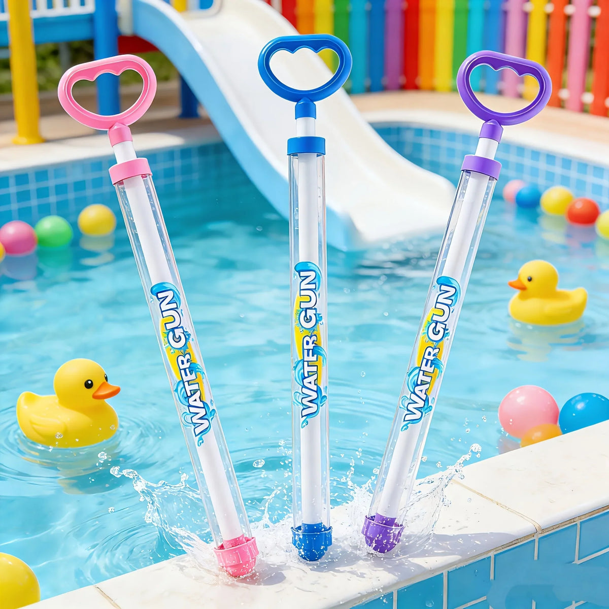 1/3/6pcs Spray Water Pull-Back Water Gun Outdoor Splash Games for Pool Lawn Activities Kids Summer Interactive Water Spray Toys