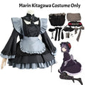 Marin Kitagawa Cosplay Costume Shizuku Kuroe Dress My Dress-Up Darling Anime Halloween Christmas Carnival Suit Role Play Uniform