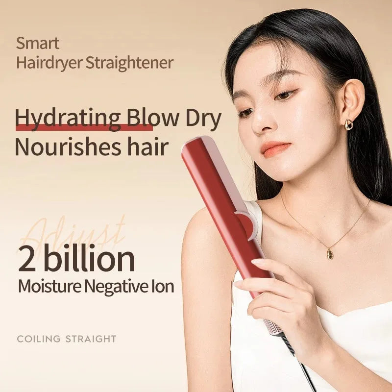 2-in-1 Professional Hair Straightener Fashion Hair Styling Essential for Smooth, Hair Straightener Sleek Looks EU/US/UK Plug