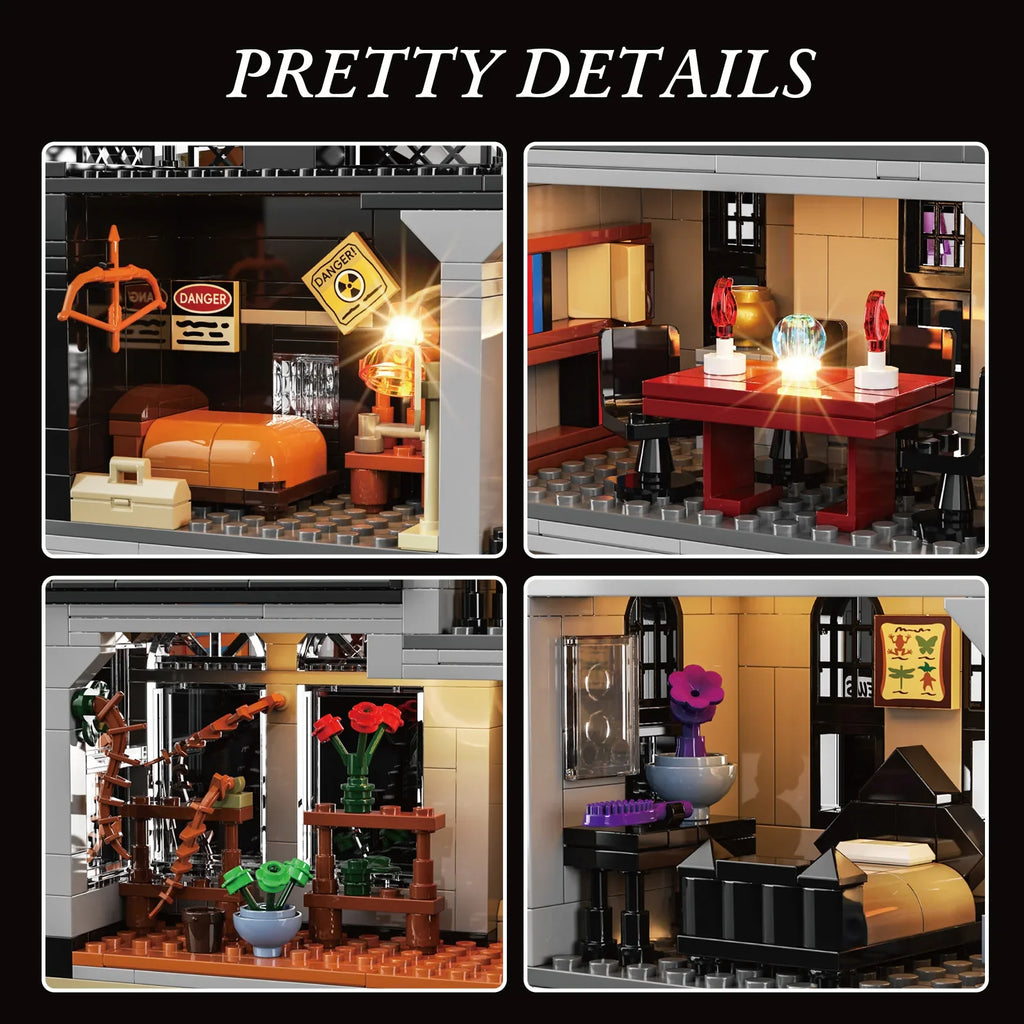 Gothic House Architecture Building Block Set