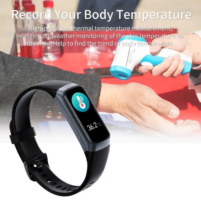 LIGE AMOLED Smart Watch - Heart Rate, Blood Oxygen & Fitness Tracker