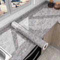40cm Kitchen Waterproof and Oil Resistant PVC Self-Adhesive Marble Wall Sticker Easy to Clean Home Decoration Wall Sticker