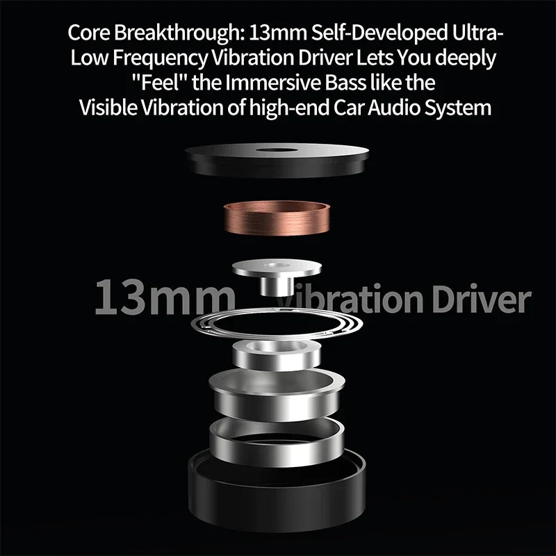 In Stock KZ Vibe X Low Frequency Vibration Earbuds HiFi IEM Deep Bass Headset Stereo Sound In-Ear Earphones for Music Gaming