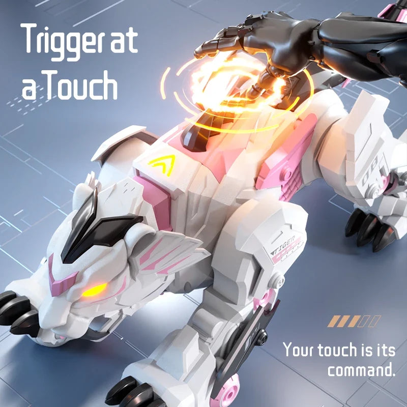 JJRC R38 RC Robot Children's Educational Toy Smart Programming Remote-Controlled Mechanical Tiger Sensory Bionic Dancing Robot