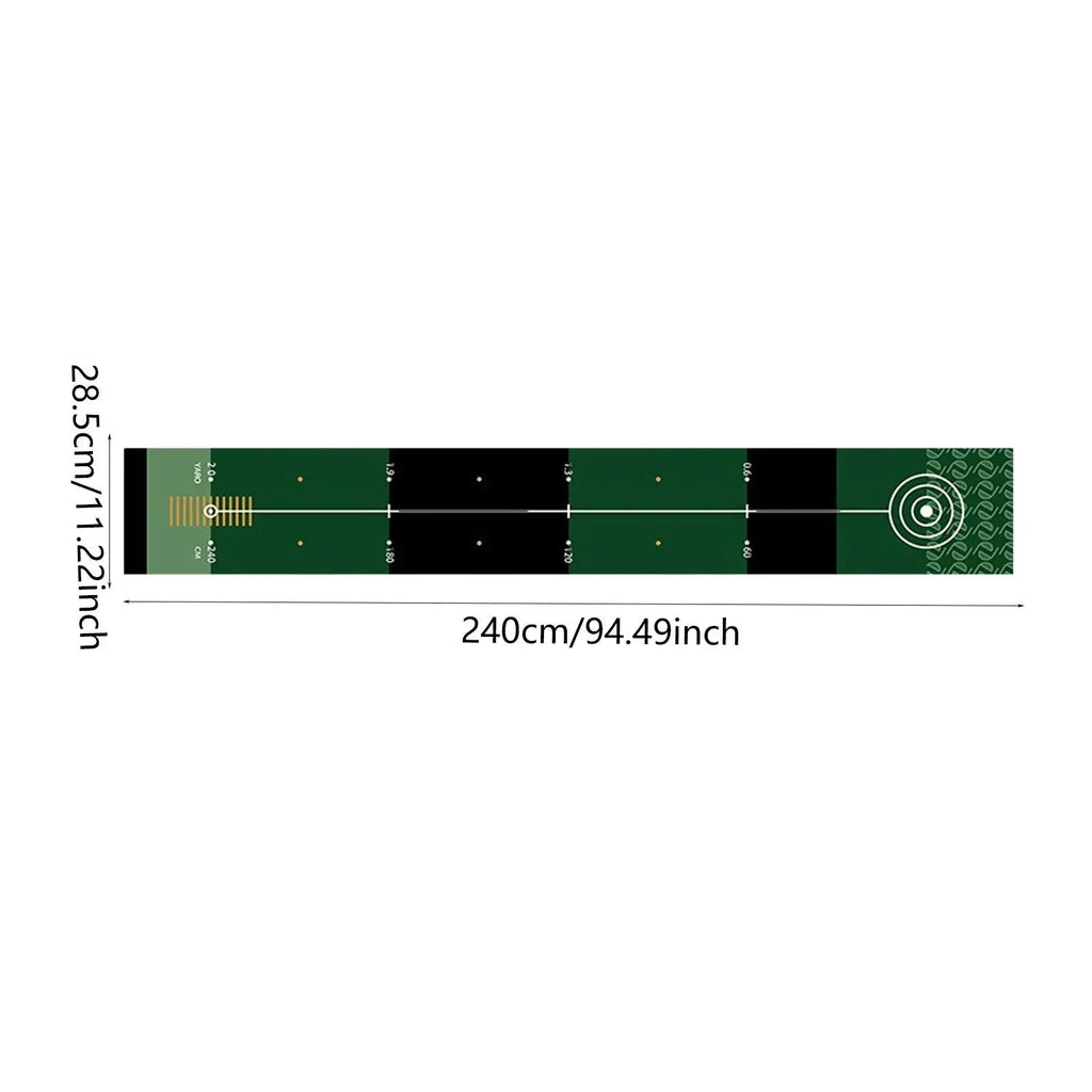 Golf Putting Indoor Golf Hitting Mat Green Mat Golf Practice Training Aid Equipment for Home Outdoor Backyard Golf Practice