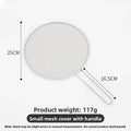 Stainless Steel Splatter Screen Oil-Proofing Lid with Spill-proof Feature Frying Pan Cover Cooking Tool Mesh Pot Lid Cover