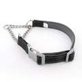Dogs Collar Dog Choker Adjustable Dog Chain Reflective Nylon Fabric Pet Collars for Small Medium Large Dogs