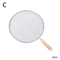 Cooking Frying Stainless Steel Anti Splatter Guard Oil Net Grease Splatter Screen Pan Mesh Guard Screen Splash Cover