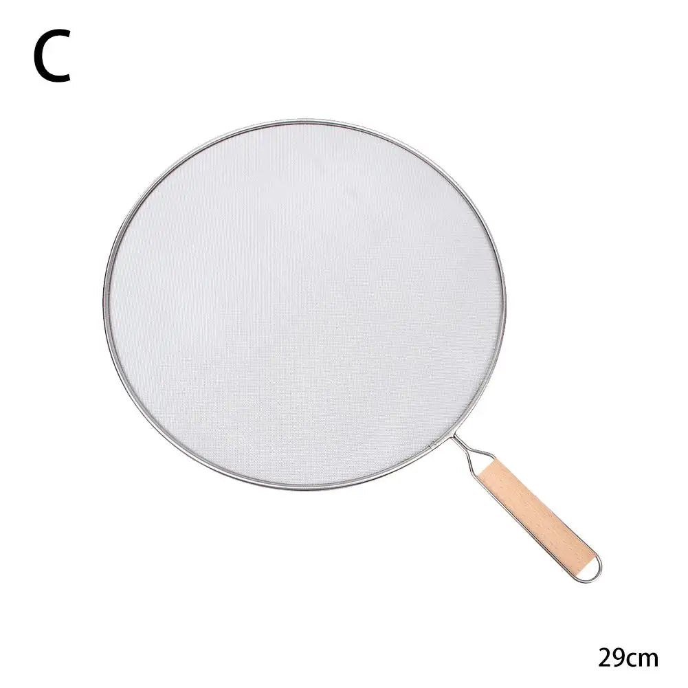 Cooking Frying Stainless Steel Anti Splatter Guard Oil Net Grease Splatter Screen Pan Mesh Guard Screen Splash Cover