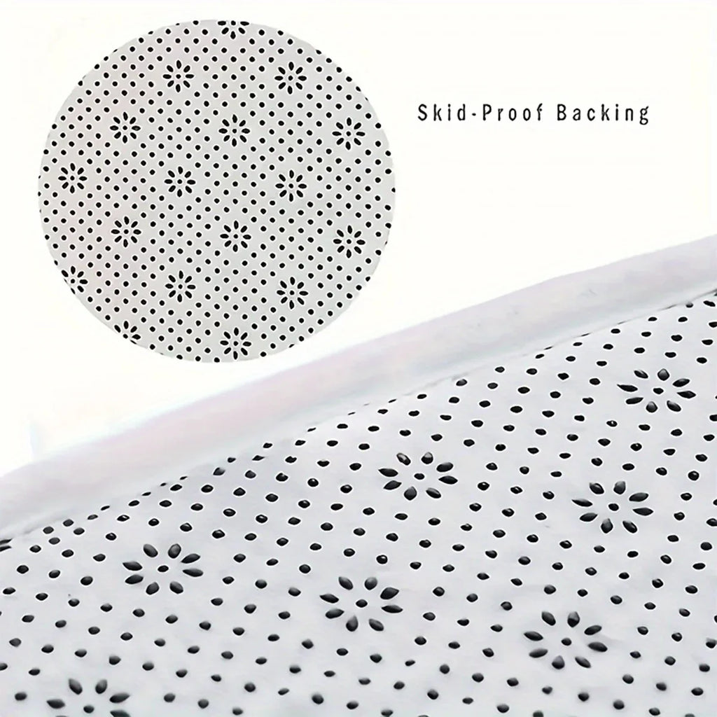 Flannel Thickened Absorbent Bathroom Floor Mat Printed Toilet Non-slip Foot Mat Bedroom Square Carpet Entrance Mat