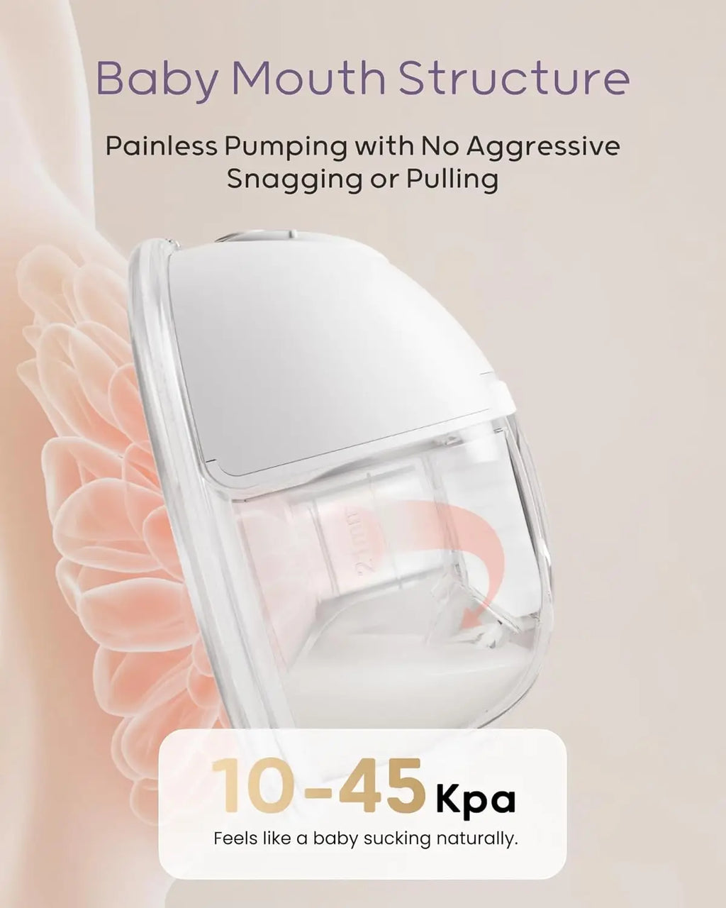 BornBL S32 Hands-Free Breast Pump, Wearable Breastfeeding Pump 4 Modes 9 Levels , Electric Breastmilk Pump Portable, 24mm Flange